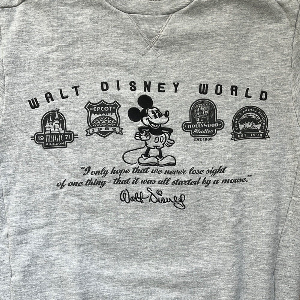 Walt Disney world sweatshirt